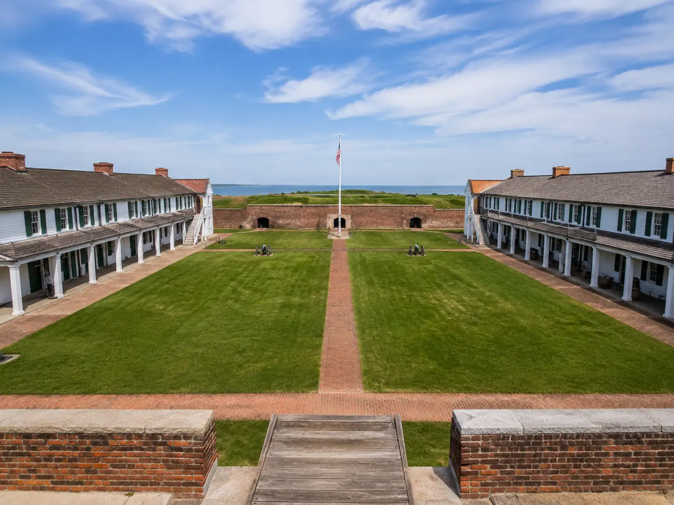 Barrack buildings at Fort McHenry, Baltimore